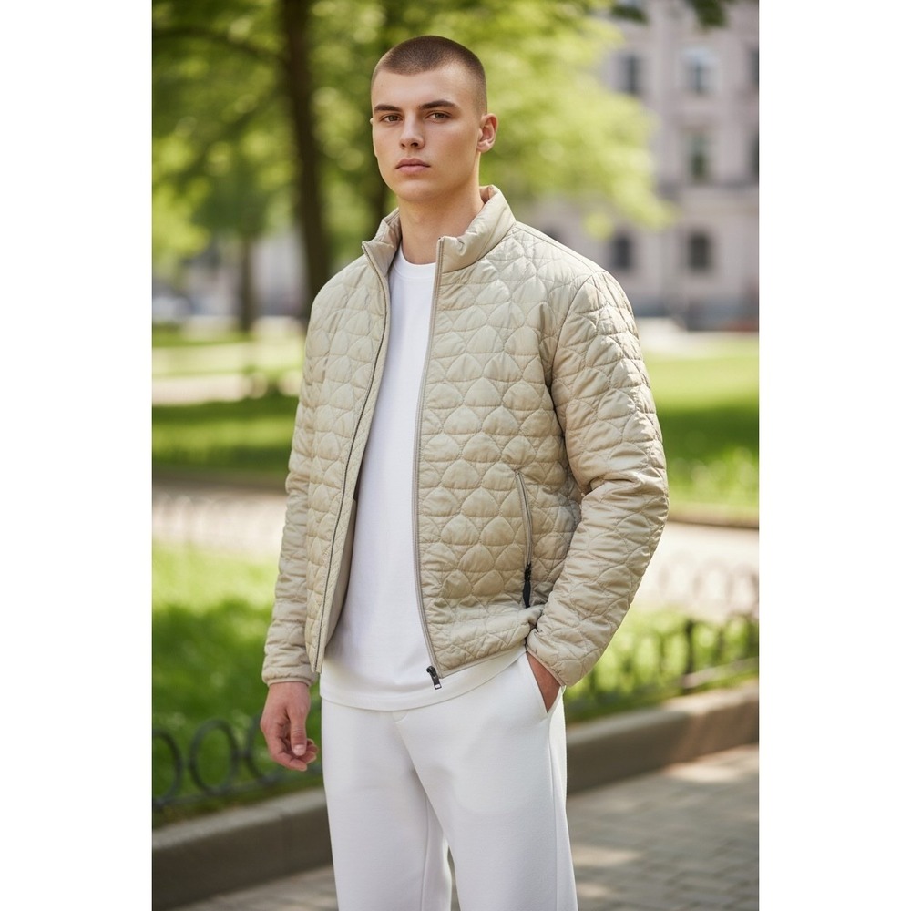 Nike ACG Tan Quilted Thermal Layer Full Zip Jacket‎ Lightweight XL